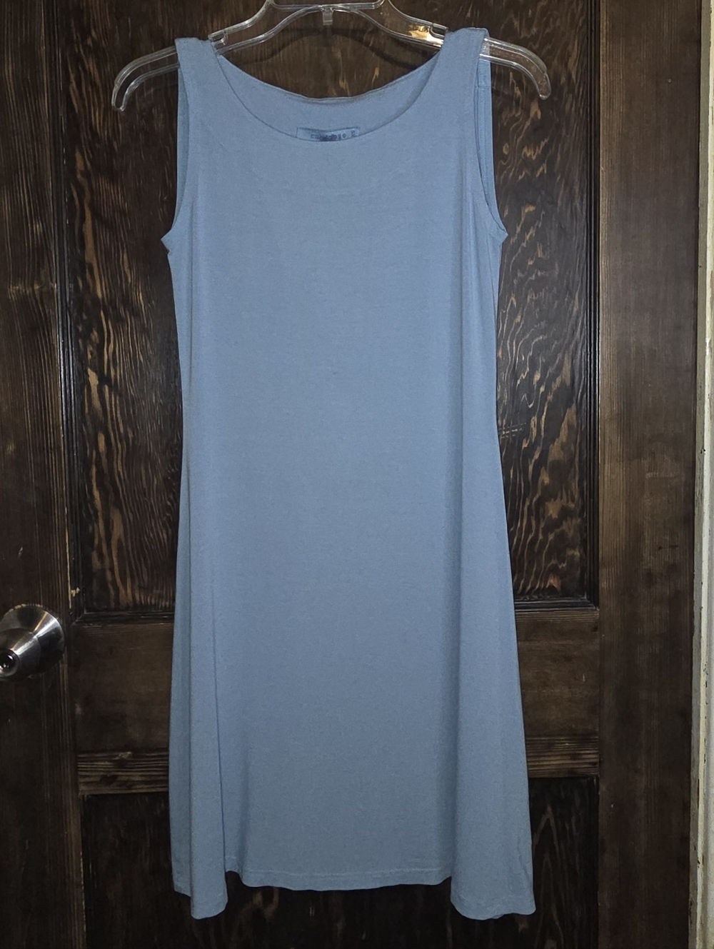 NWT Cut Loose Sleeveless Dusty Blue Midi Swing Dress
